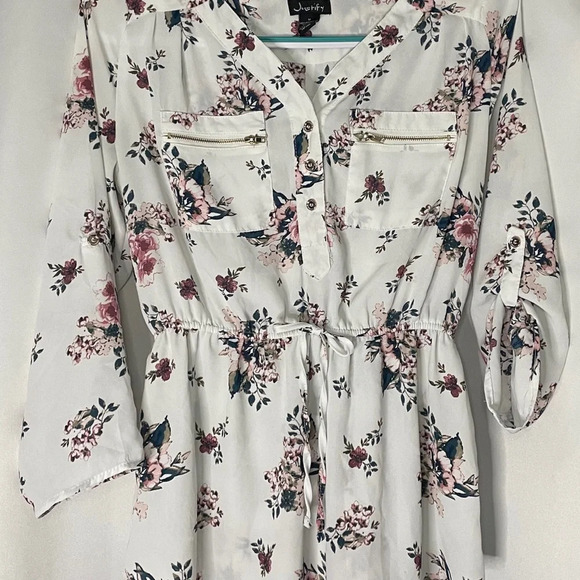 Justify Other - Justify White Floral Blouse